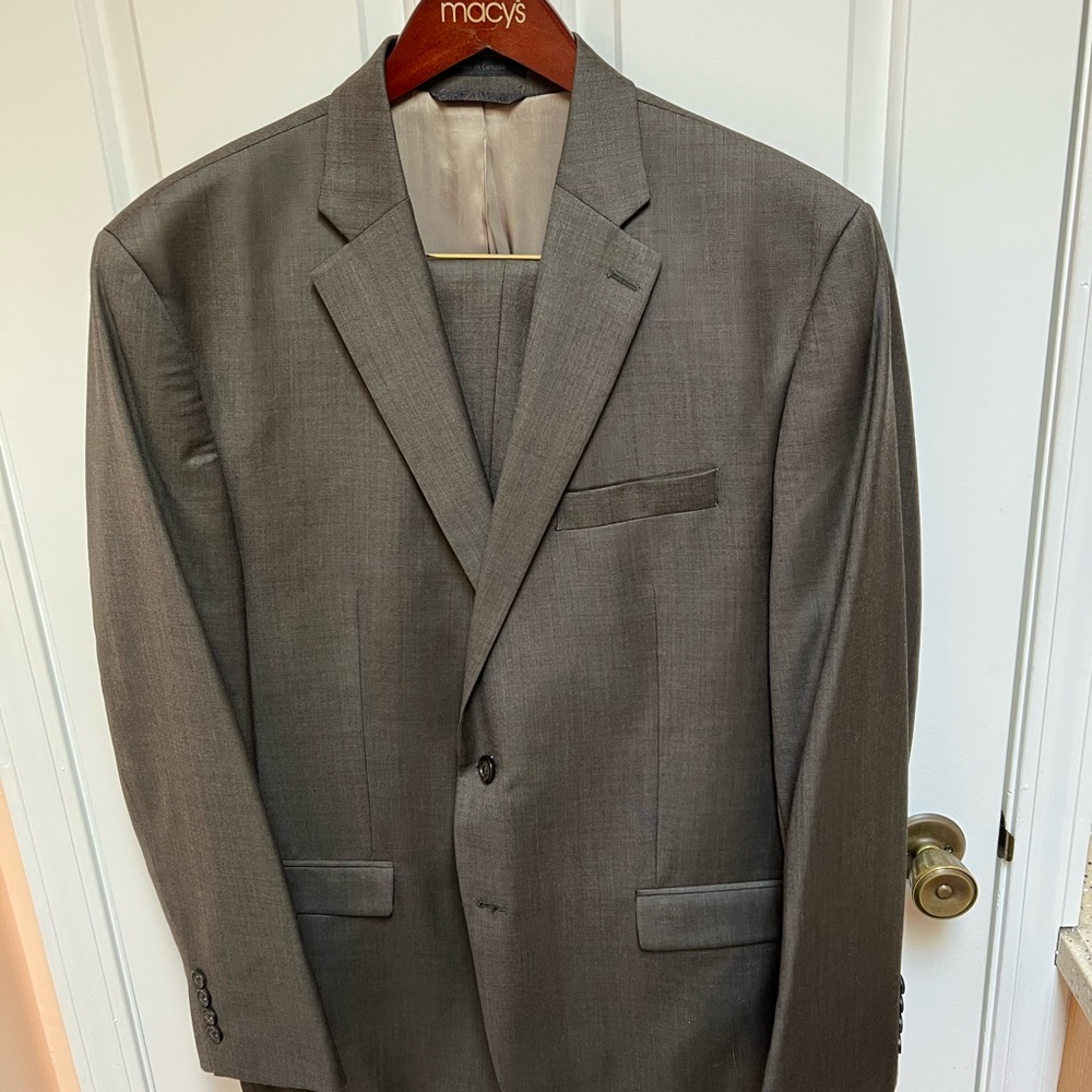 Macy's Classic Gray Suit Jacket